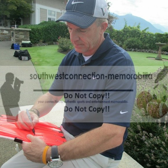 Dave Krieg Seattle Seahawks Signed Football Pylon - Picture 3 of 7